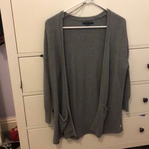 Grey cardigan!